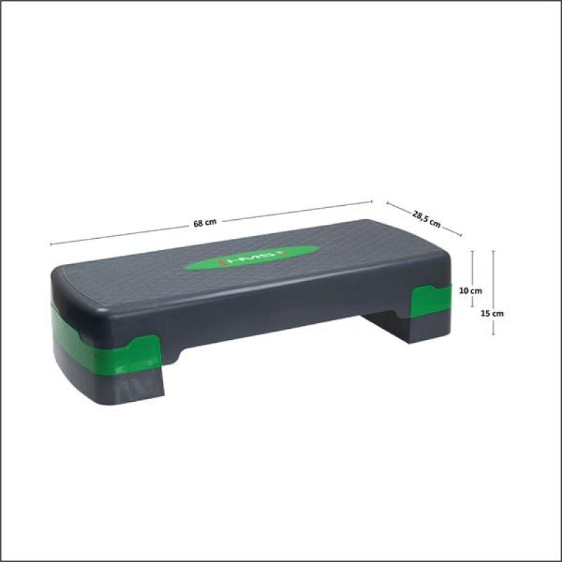 Step for aerobics HMS AS003 green / gray Accessories/Training equipment/Stepy Your Sports Performance