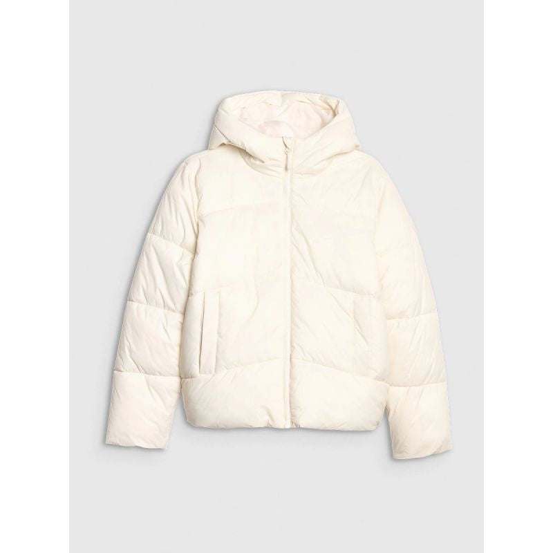 Girls' down jacket with synthetic filling 4F 4FJRAW25TDJAF0825-10S *Kategoria tymczasowa Your Sports Performance