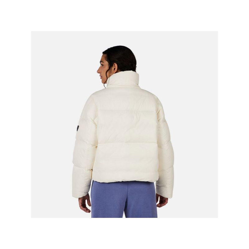 ROSSIGNOL W ARETU CROPPED DOWN JKT women's ski jacket white