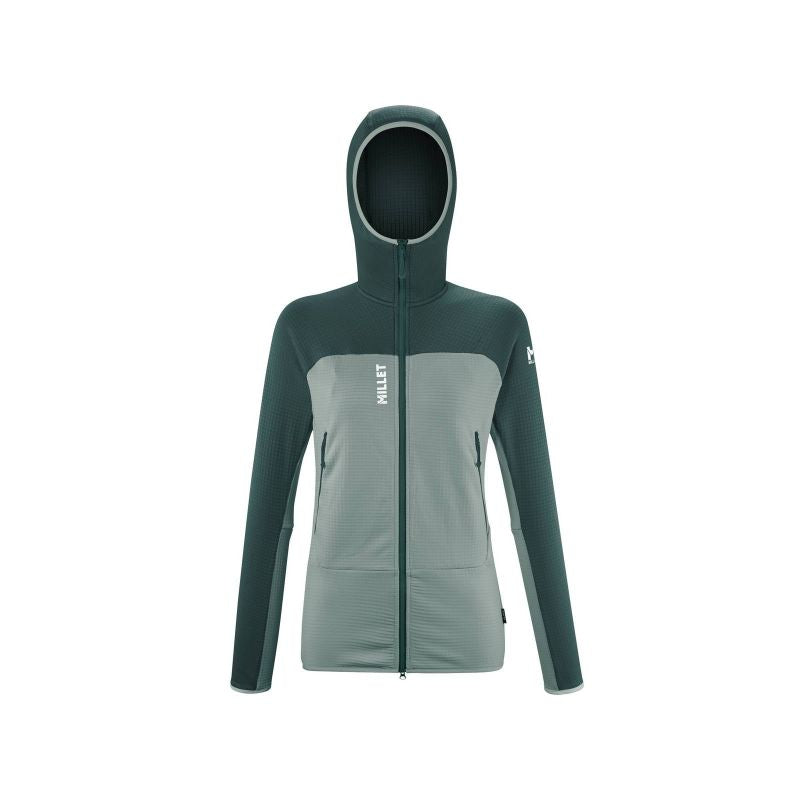 MILLET FUSION GRID HOODIE W green jacket