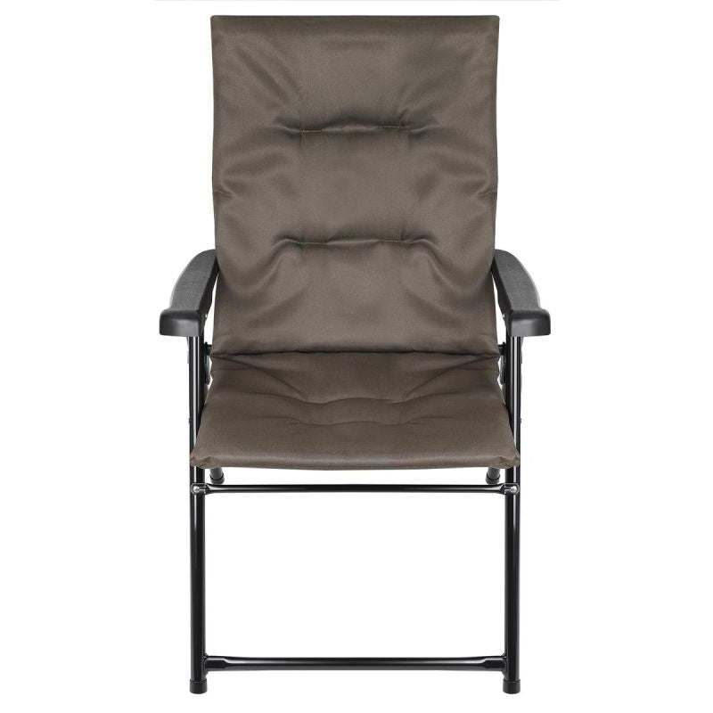 FOLDING GARDEN CHAIR 59X66X45/90CM WITH CUSHION GREY Home and Garden/Garden Your Sports Performance