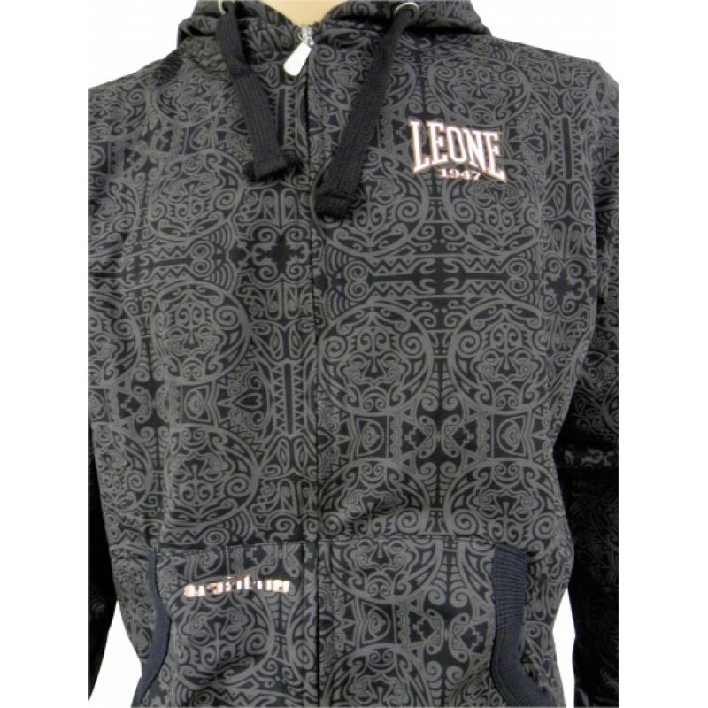 Men's sweatshirt LEONE LSM905/S16 black XXL In preparation Your Sports Performance