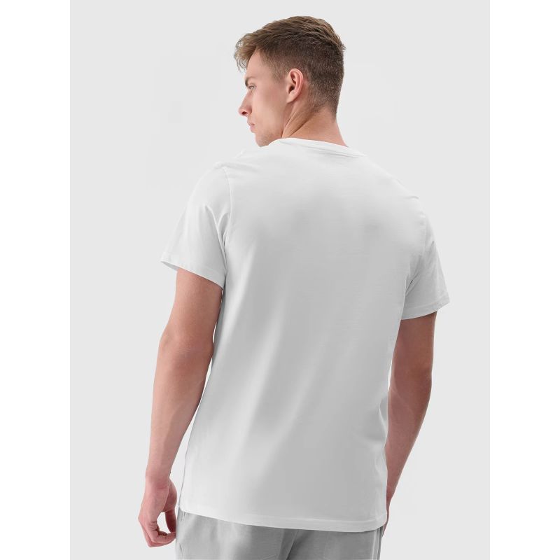 Men's regular printed T-shirt 4F 4FRAW24TTSHM2301-10S *Kategoria tymczasowa Your Sports Performance