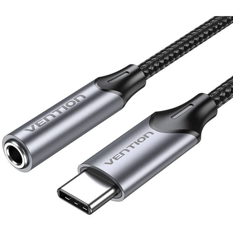 Vention USB-C to 3.5mm Headphone Jack Audio Adapter with DAC Aluminum Alloy 1m Kable i adaptery/Adaptery, przejściówki Your Sports Performance