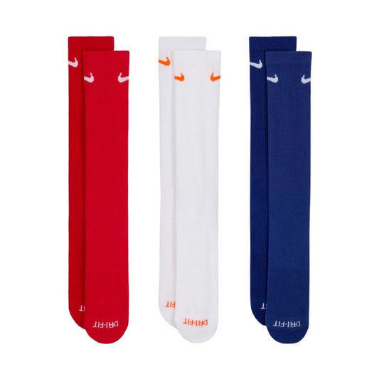 Nike Everyday Plus Cushioned Socks 3 Pairs Red, White, Navy SX6888 996 In preparation Nike