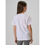 Girls' cotton T-shirt 4F 4FJRSS26TTSHF3982-11S