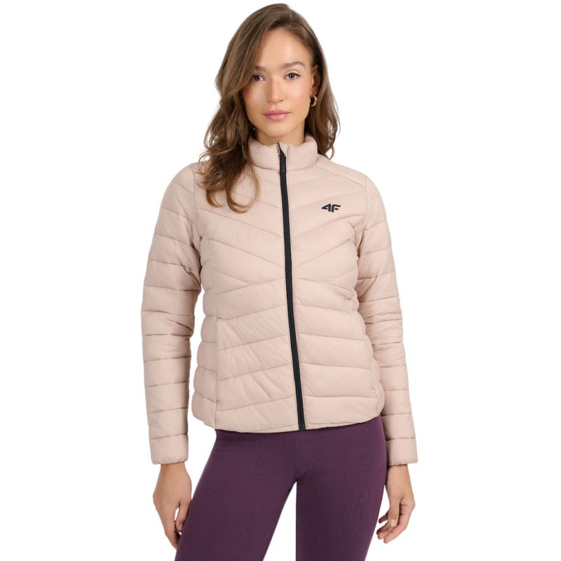 Women's jacket 4F F0855 beige 4FWSS26TDJAF0855 83S