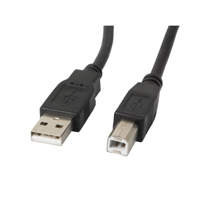 Lanberg CA-USBA-10CC-0050-BK cable (USB 2.0 M - USB 2.0 type BM; 5m; black) Kable i adaptery/Kable USB Your Sports Performance