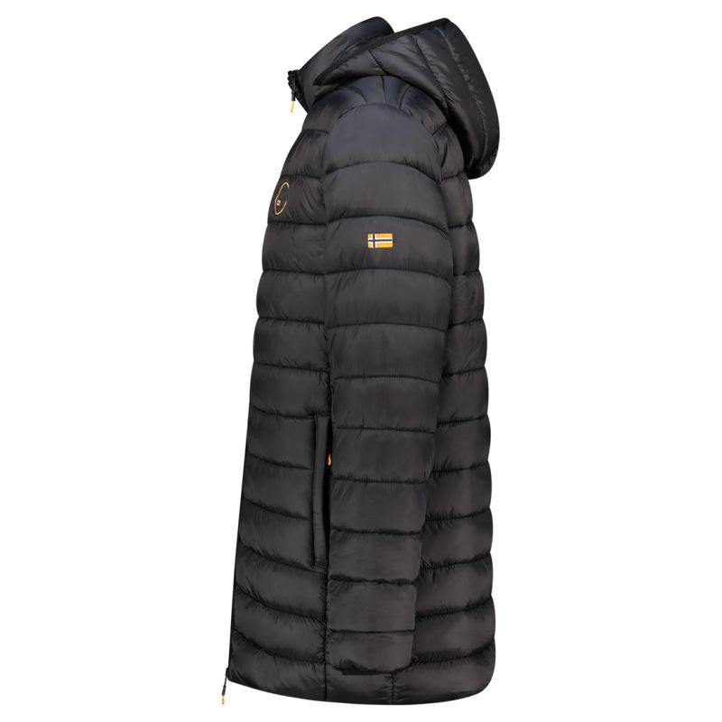 Geographical Norway men's jacket AMIGOMAP LONG HOOD DB BLACK MEN 233 BLACK (WZ5085H/GN-NOIR) Geographical Norway