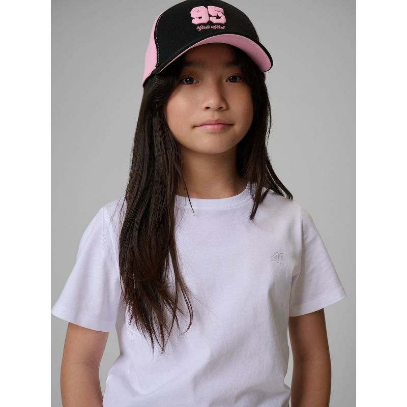 Girls’ Plain Regular-Fit T-Shirt 4F 4FJRMM00TTSHF3553-10S