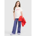 Girls' wide-leg sweatpants 4F 4FJRAW25TTROF1598-33S 4f