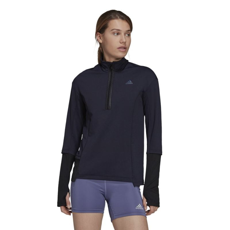 Sweatshirt adidas Cold.rdy Cover Up W H13226 Clothing/Running Adidas