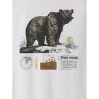 Men's regular printed T-shirt 4F 4FKAW26TTSHM4473-11S