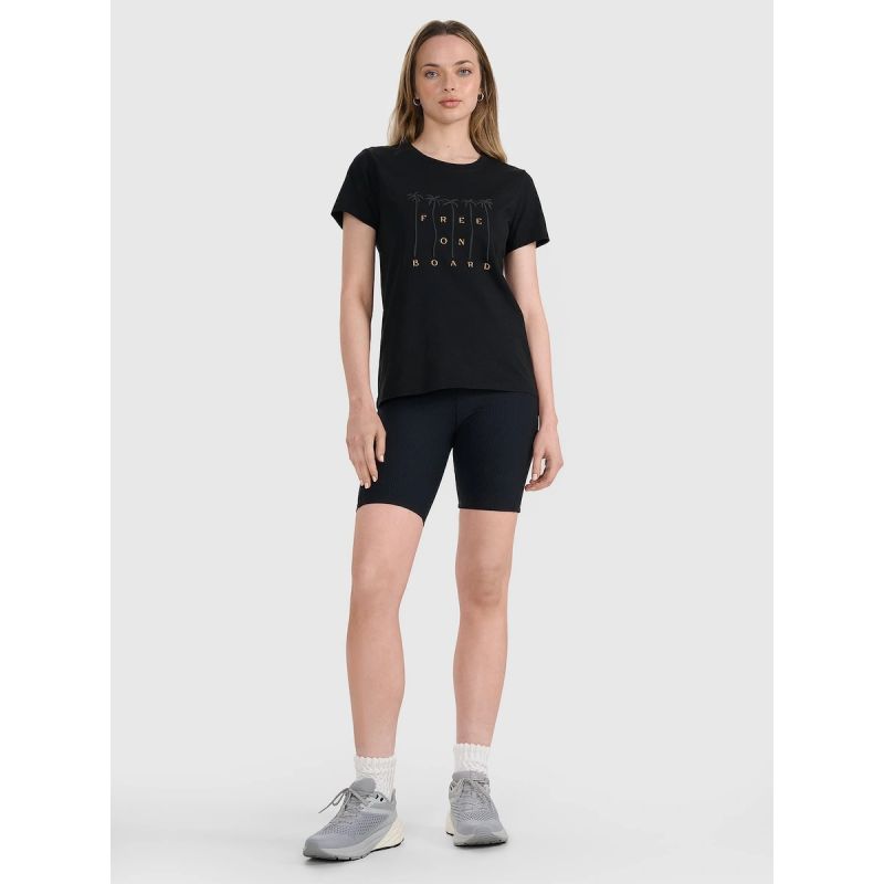 Women's regular printed T-shirt 4F 4FRSS25TTSHF3162-20S 4f