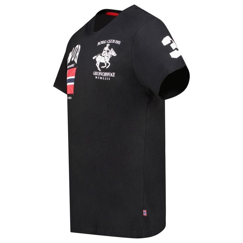 Geographical Norway Jequestre T-shirt 254 M SY1305H/GN-Black Clothing/Lifestyle/T-shirts/ Geographical Norway Your Sports Performance