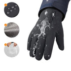 Anti-slip winter phone sports gloves (size XL) - black Hurtel