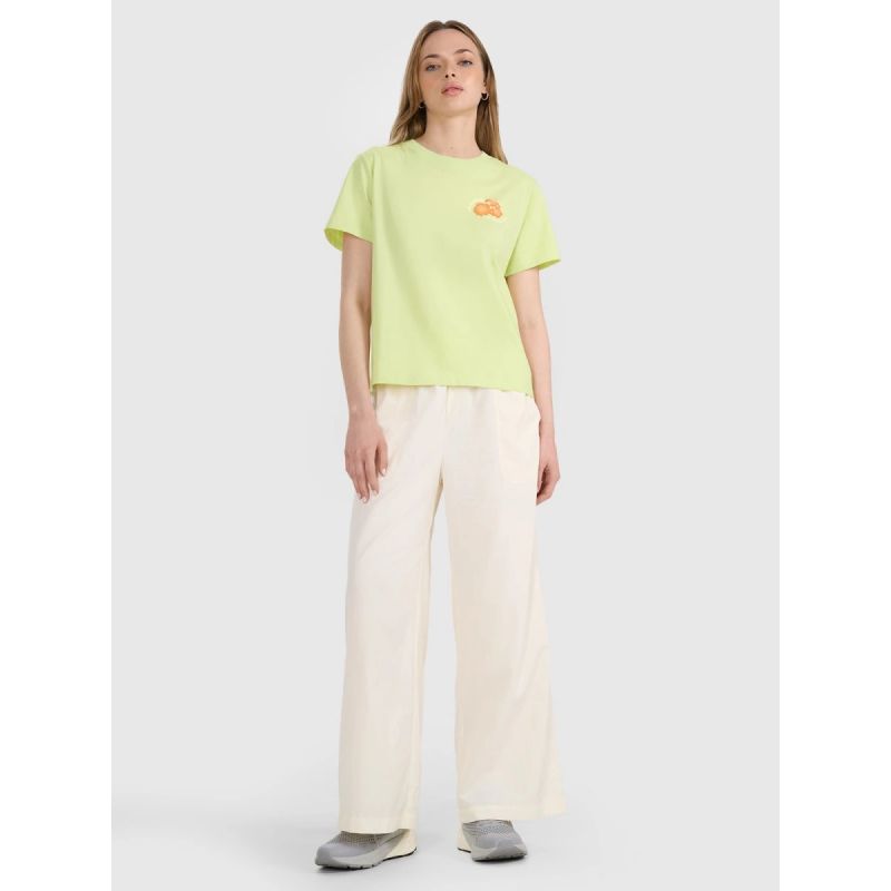 Women's oversize printed T-shirt 4F 4FRSS25TTSHF3160-73S 4f