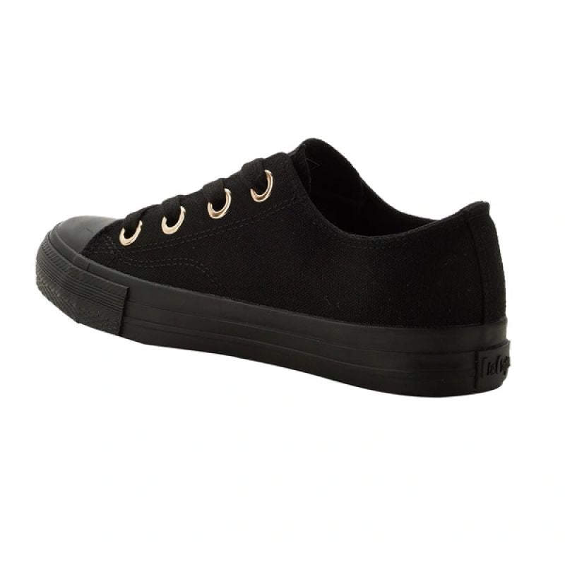 Lee Cooper women's sports shoes fabric sneakers stylish black Lee Cooper
