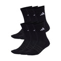 Adidas Cushioned Crew Socks 6 Pairs Black KE5499