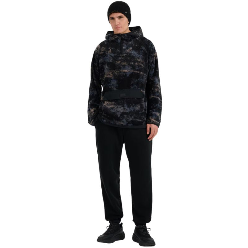 Men's fleece sweatshirt 4F M427 multicolor allover 4FWAW25TFLEM427 90A In preparation Your Sports Performance