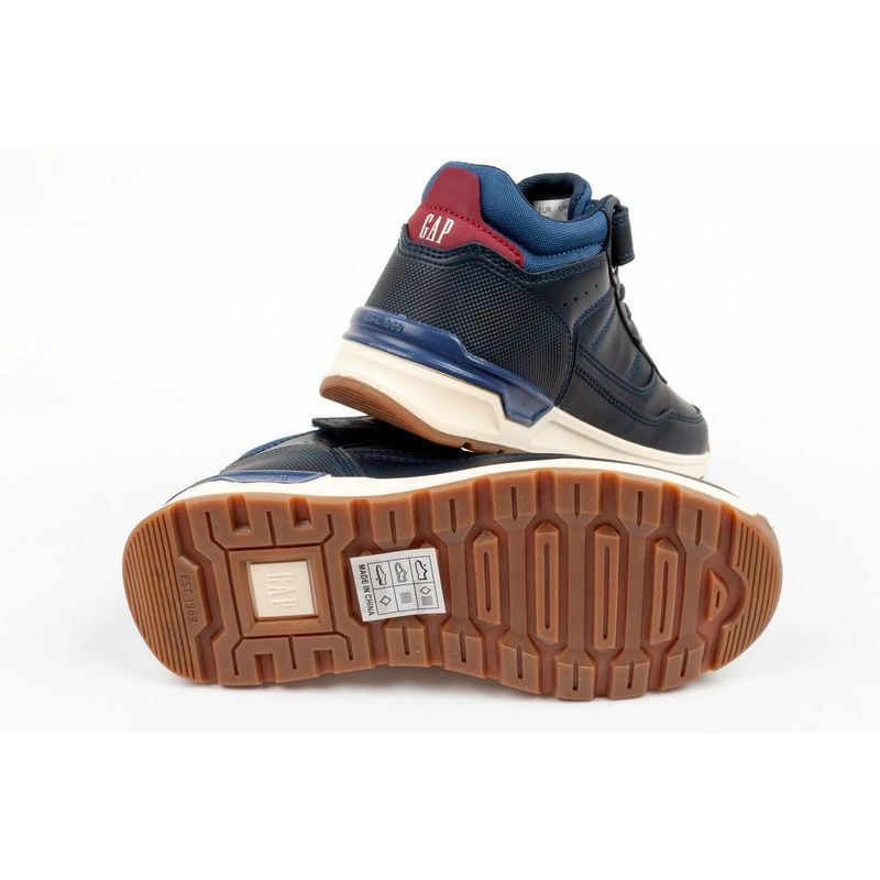 GAP Jack children's shoes, navy blue, ankle boots with Velcro