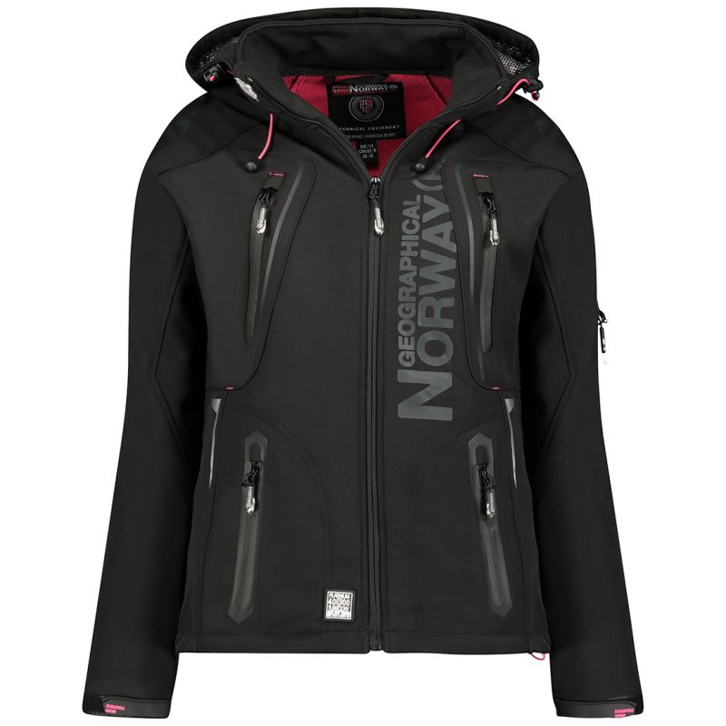 Women’s Softshell Jacket Geographical Norway TISLANDE LADY BLACK 007 (WU4016F/GN-BLACK)