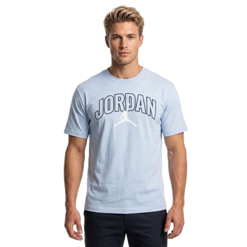 Men's Air Jordan Brooklyn Arch Logo T-shirt Blue - IB7347-407 AIR Jordan