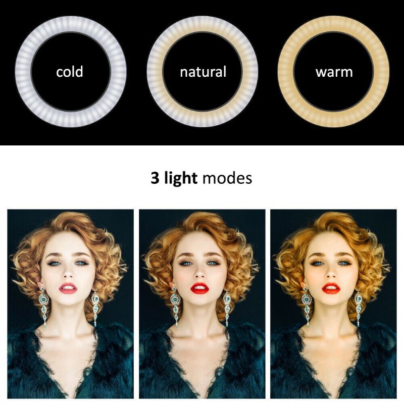 MACLEAN RING LAMP 10" LED12W FOR SELFIE WITH TRIPOD MCE610 In preparation Your Sports Performance