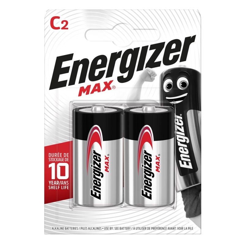 ENERGIZER BATTERY MAX C LR14. 2 pcs. ECO packaging Baterie, akumulatorki i ładowarki/Baterie Your Sports Performance
