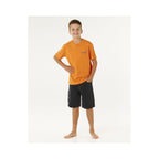 RIP CURL Eternal Shred Art Tee-Boy Orange