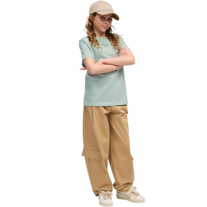 Puma ESS Centered Cat Logo Tee for Kids Mint 692972 29