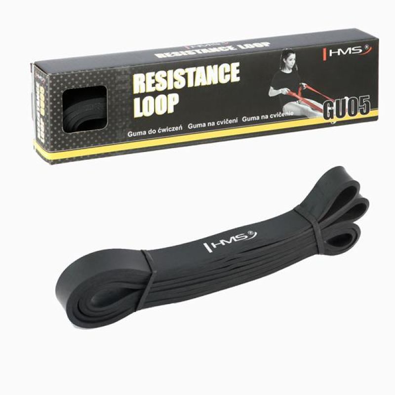 Exercise rubbers HMS GU05 BLACK 22 x 4.5 x 2080 MM 17-33-022 Accessories/Training equipment Your Sports Performance