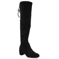 Women's over-the-knee boots, black, insulated, Sergio Leone KZ25413 Footwear Your Sports Performance