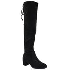 Women's over-the-knee boots, black, insulated, Sergio Leone KZ25413 Footwear Your Sports Performance