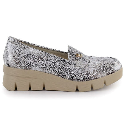 Women's gold platform shoes M.Daszyński MR23109D M. Daszyński