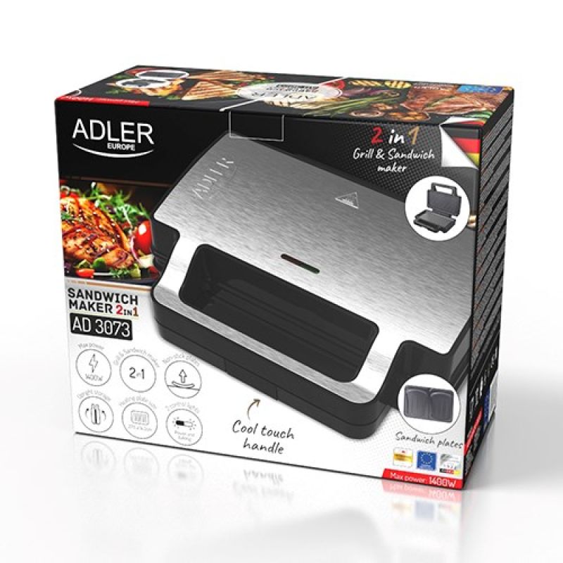 ADLER AD 3073 sandwich maker AGD - Produkty/Opiekacze Your Sports Performance