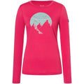 Women's SUPER.NATURAL W Gondola LS Long-Sleeve Shirt, Pink