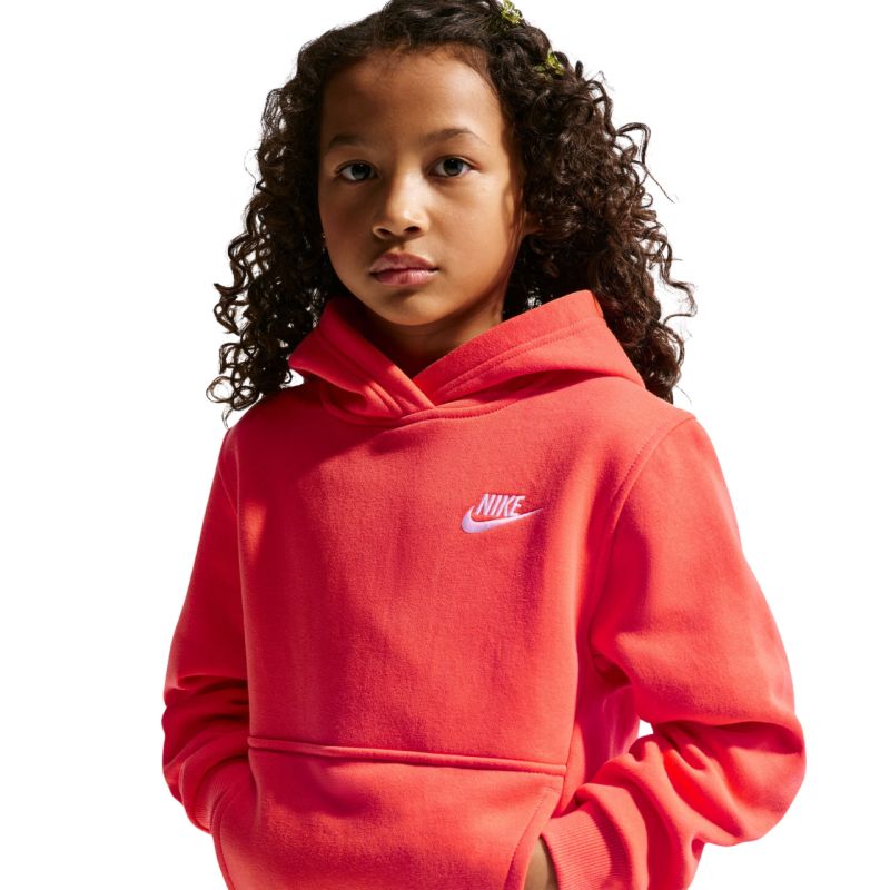 Nike Sportswear Club Fleece Kids' Sweatshirt Orange FD3000 842
