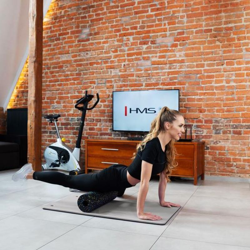 Club fitness mat with holes HMS Premium MFK02 Gray-Black Accessories/Training equipment Your Sports Performance