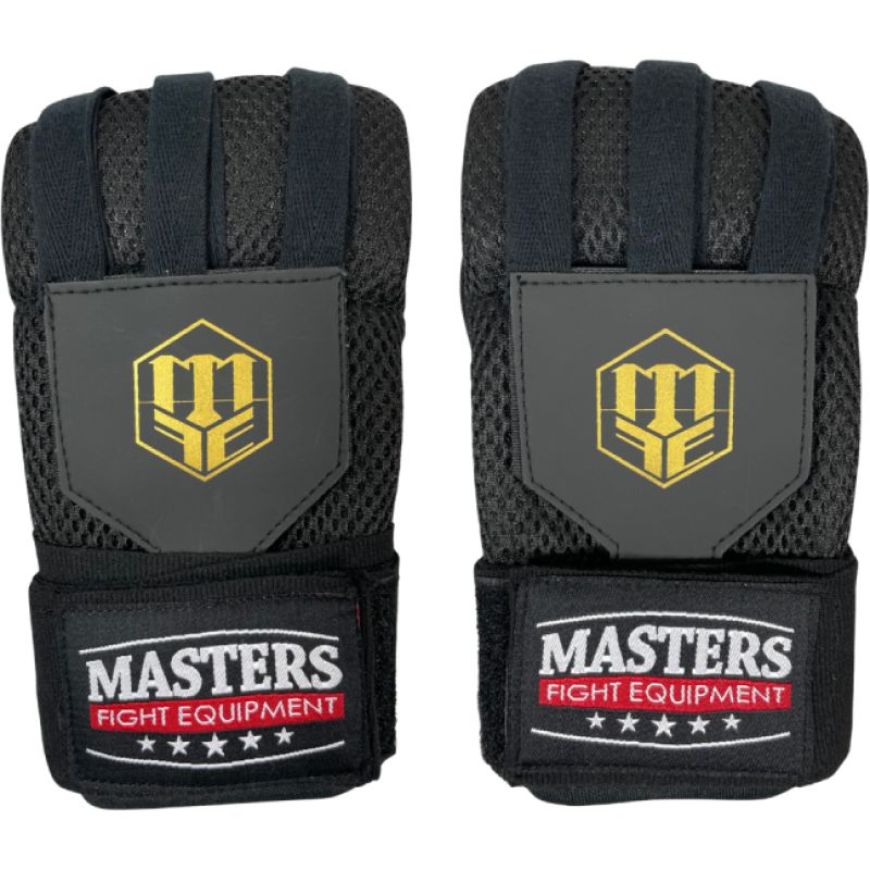 MASTERS BBŻ-GRIP gel boxing bandages black