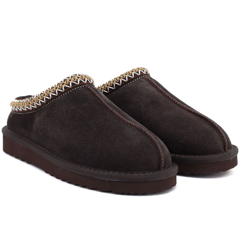 Beige leather insulated slides Vinceza 97970