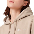 Champion Women's Hoodie Sweatshirt Beige 118404 MS041
