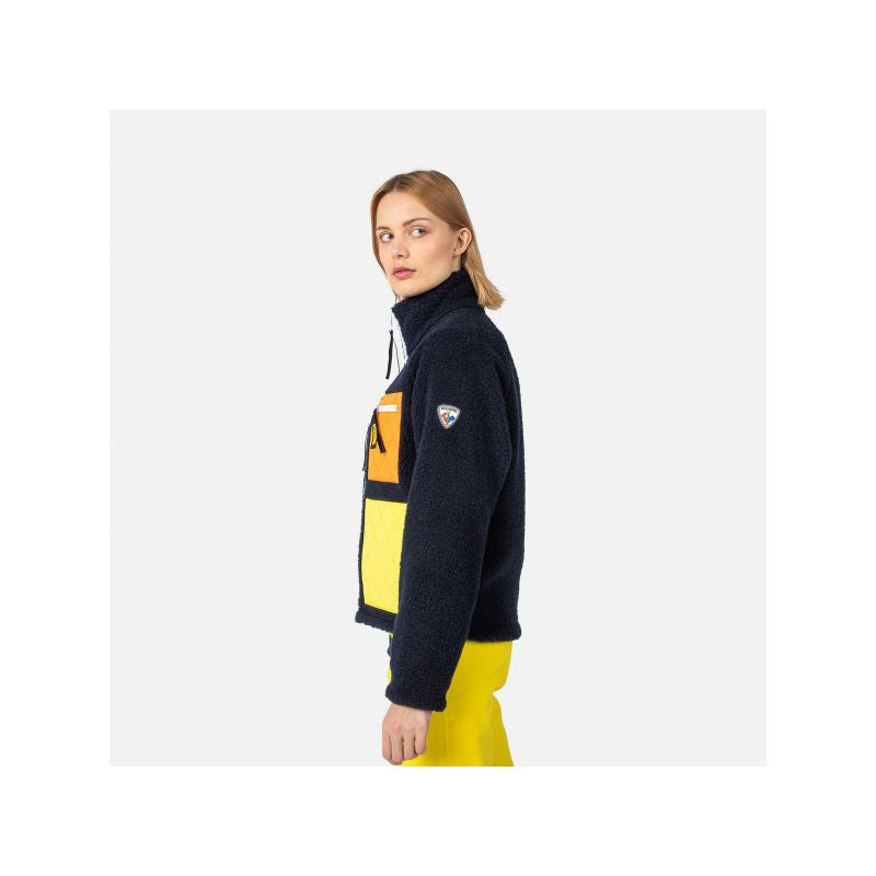 Rossignol W On Air Fleece Jkt Blue Sweatshirt Rossignol