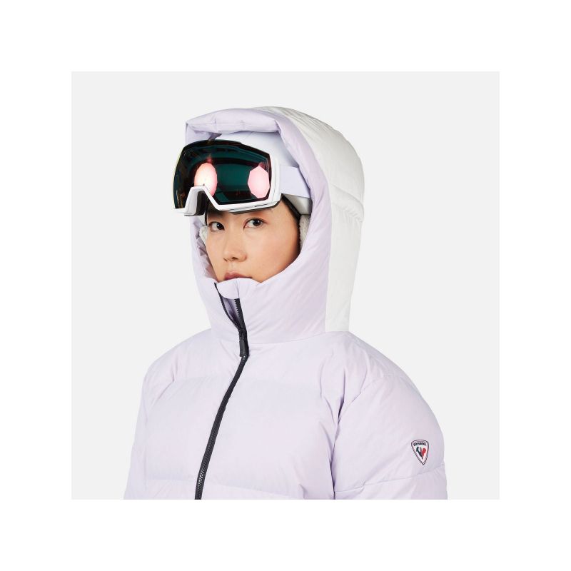 ROSSIGNOL W DAILLE DOWN JKT women's ski jacket gray
