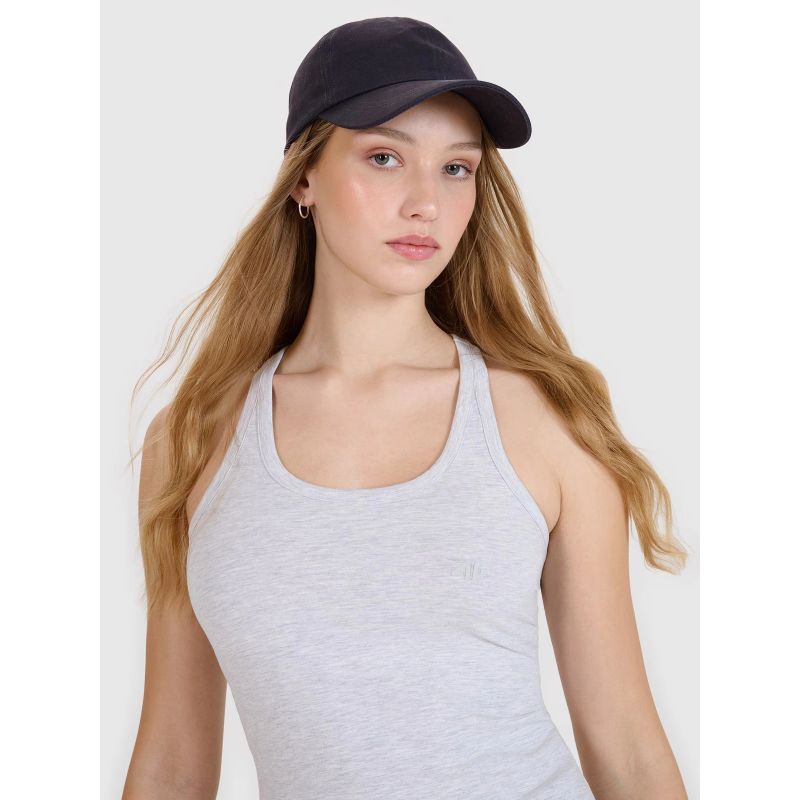 Women's slim plain top 4F 4FWMM00TSLEF124-27M *Kategoria tymczasowa Your Sports Performance