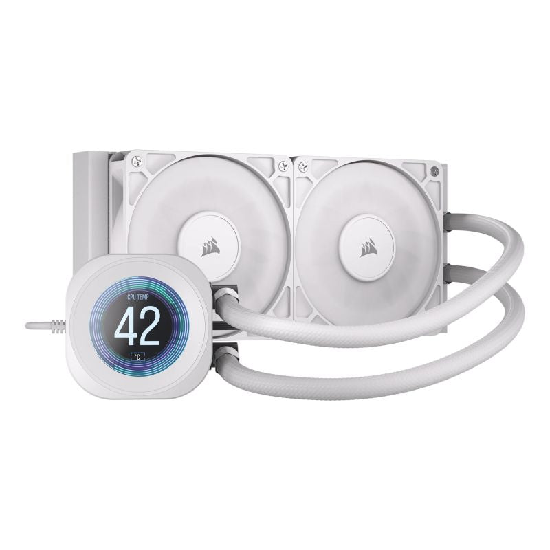 Corsair NAUTILUS 240 LCD Water Cooler White, 240mm Chłodzenie/Chłodzenie - wentylatory Your Sports Performance