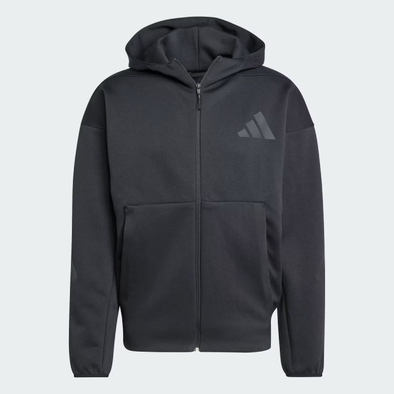 New Adidas ZNE Full-Zip Hooded Men's Black Hoodie - JE7538 Odzież/Odzież na co dzień Your Sports Performance