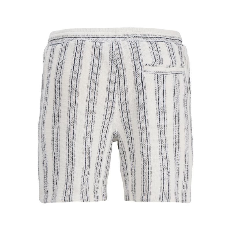 Jack&Jones men's shorts JPSTJAIDEN COBA STRIPE JOG SHORTS REG SN 12274413 CLOUD DANCER/STRIPES Jack&Jones