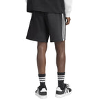 Men's adidas Essentials 3-Stripes French Terry Shorts Black KY6545