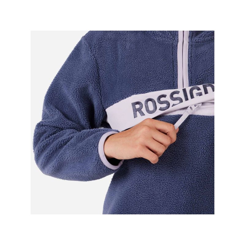 ROSSIGNOL JR ALLTRACK ANORAK FLEECE children's sweatshirt blue
